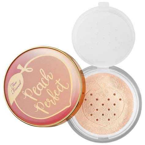 peach setting powder too faced.